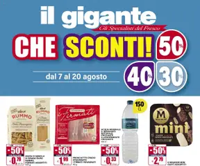 Anteprima dell'opuscolo Attuale volantino dal negozio Il Gigante valido da 07/08/2025