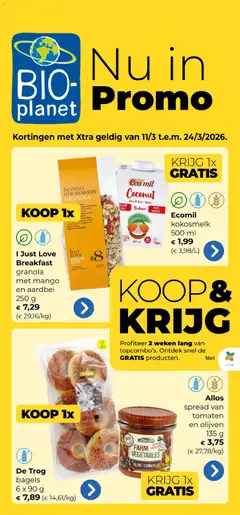 Voorbeeld van BioPlanet Folder van winkel BioPlanet geldig vanaf 11/03/2026