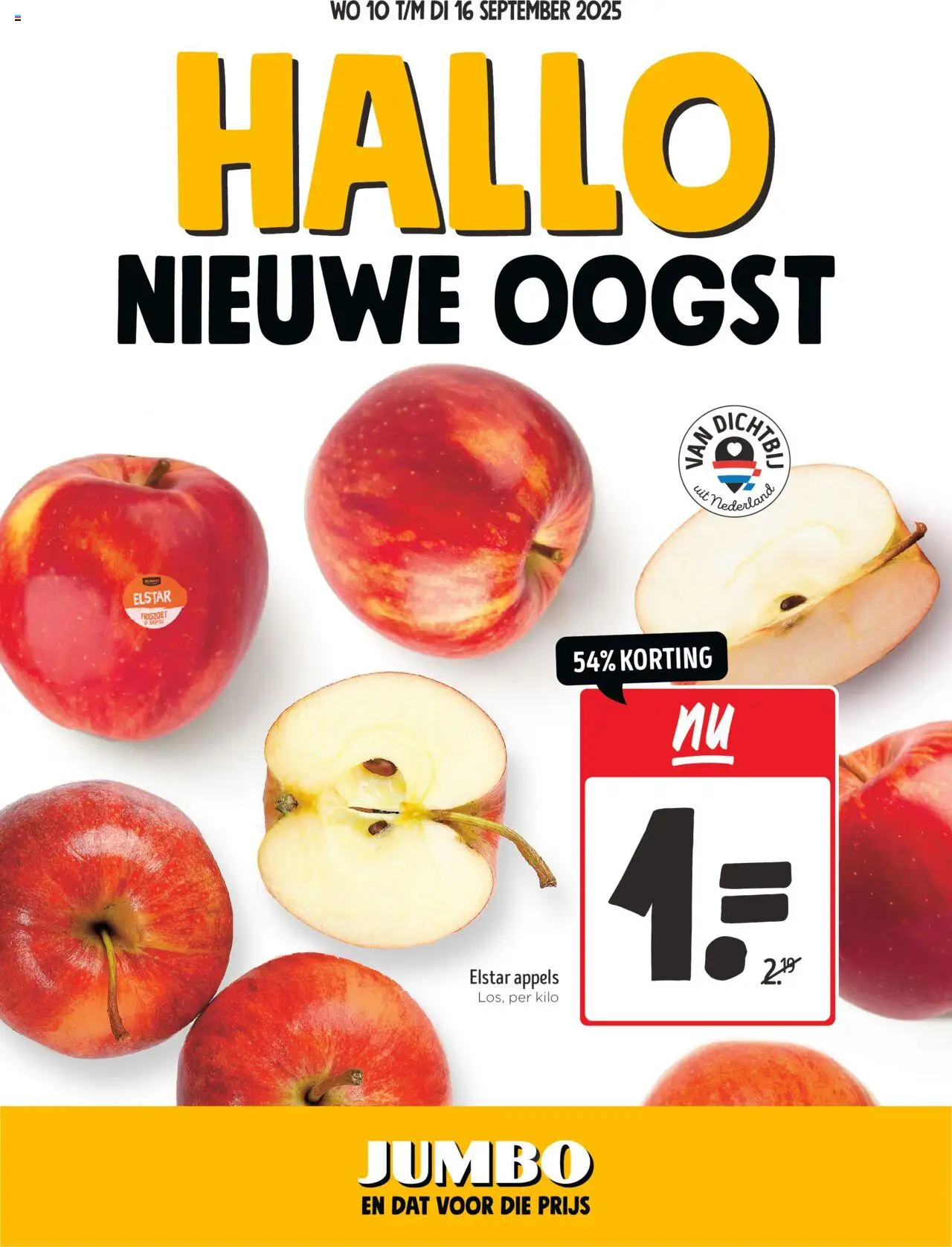 Jumbo shop Folder week 37 geldig vanaf 10-09-2025 - Paginanummer 1