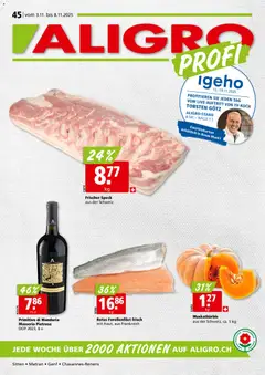 Vorschau des Merkblatts Aktionen vom Shop Aligro gültig von 03.11.2025 bis 08.11.2025
