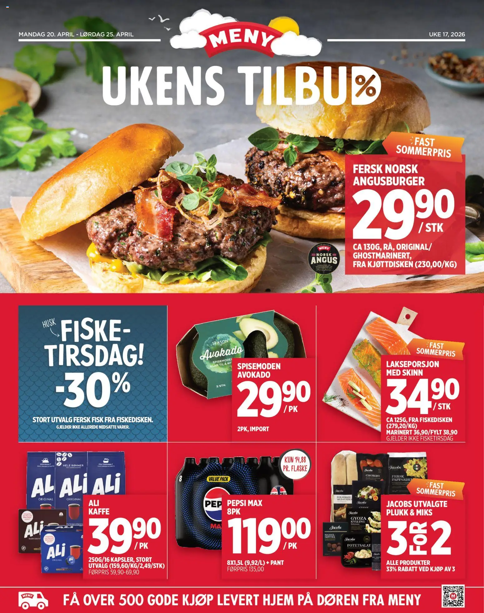 Forhåndsvis Meny kundeavis fra butikk Meny gyldig fra 20/04/2026