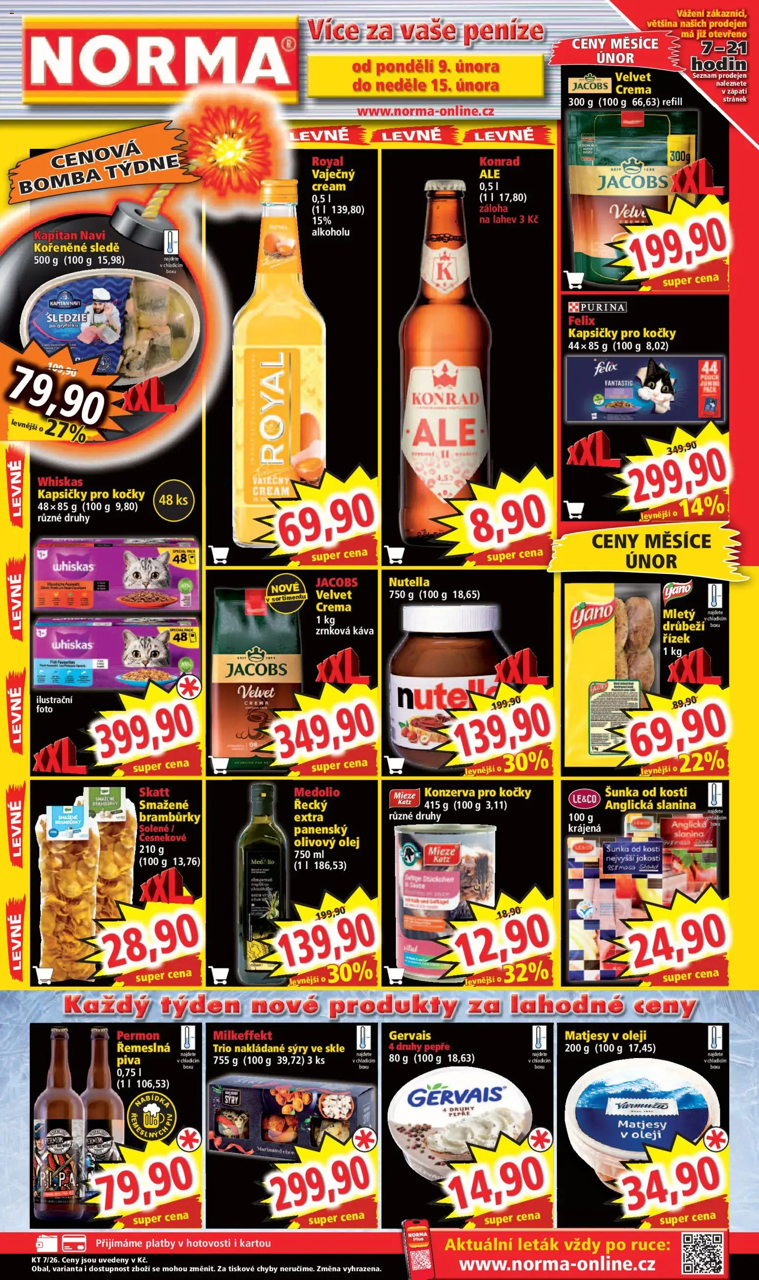 Náhled nabídky: Norma Leták platný od 09.02.2026