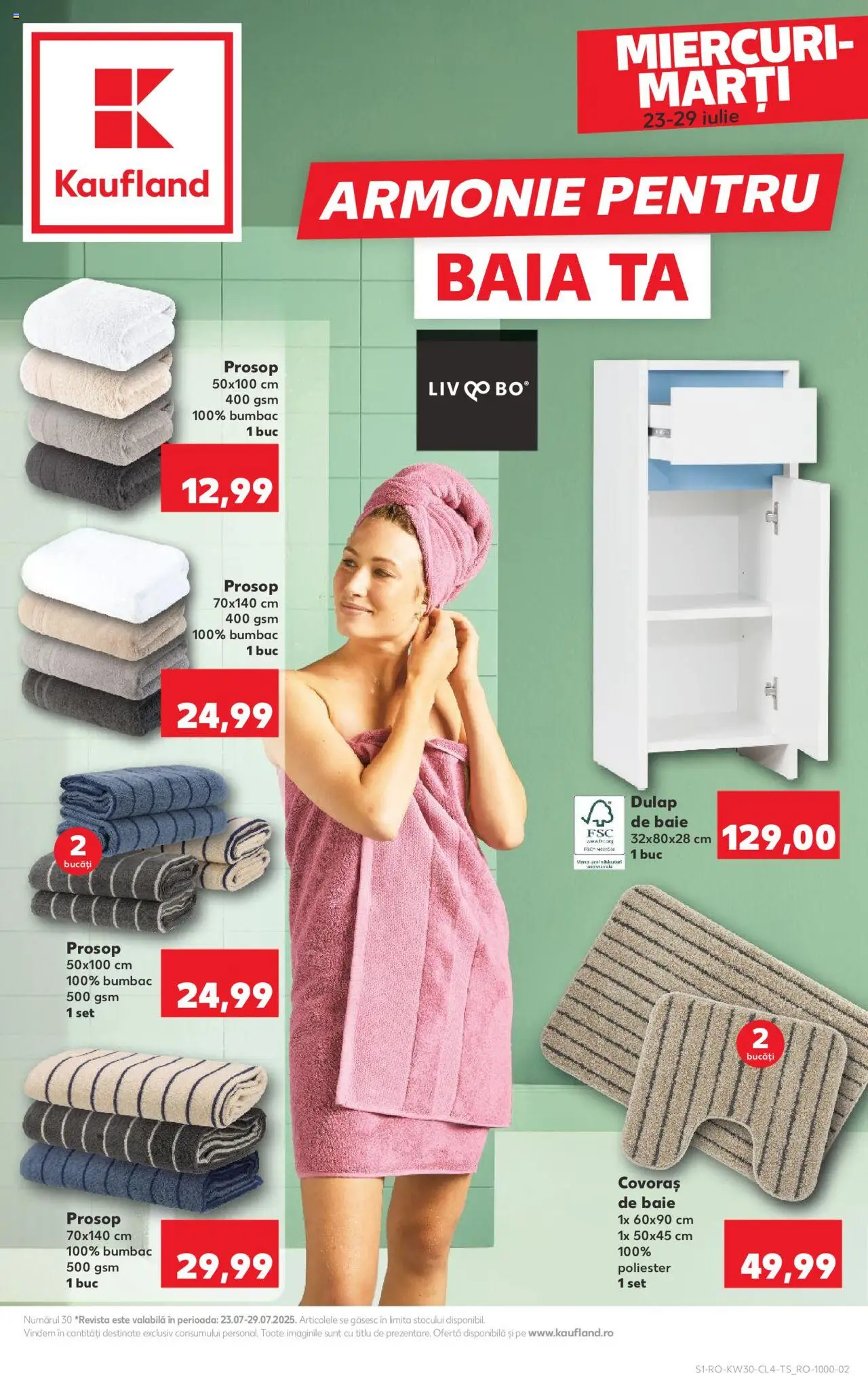Kaufland RO aktuális szórólap, érvényes 2025.07.23.-től - 1 oldal