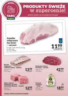 Pogląd gazetki "Produkty świeże w supercenie" ze sklepu Makro ważnej od 12.01.2026
