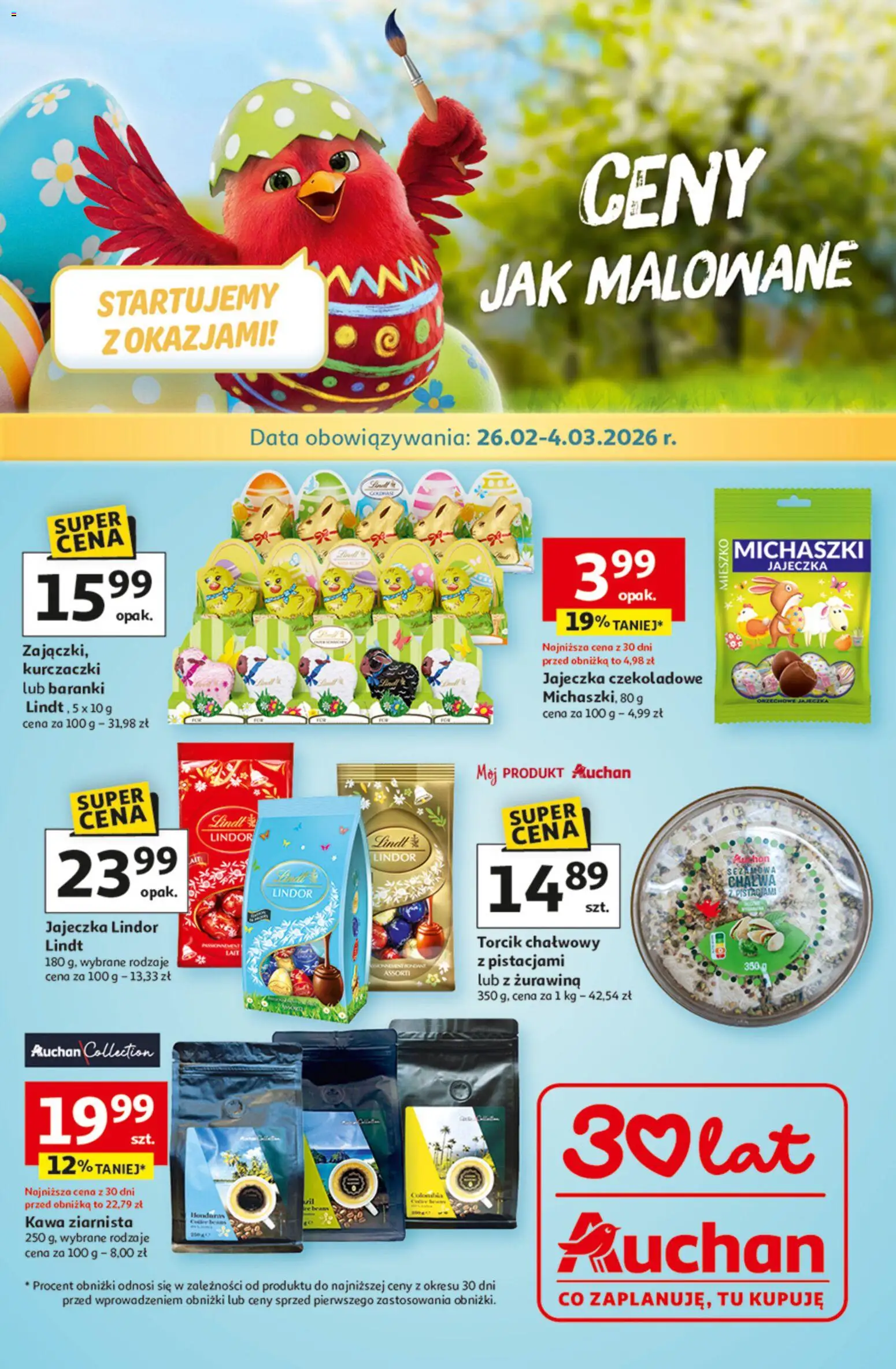 Pogląd gazetki "Ceny Jak Malowane Hipermarket" ze sklepu Auchan ważnej od 26.02.2026