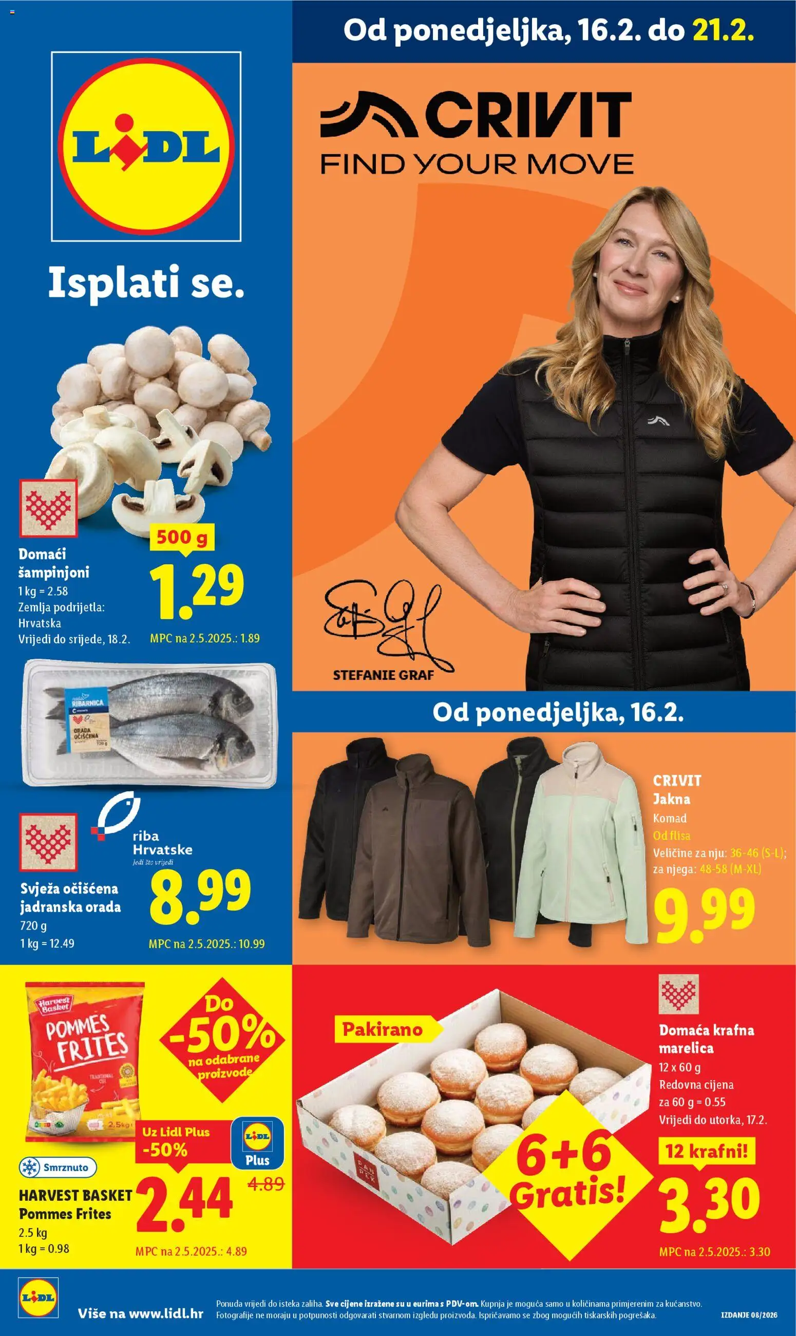 Pregled letka Katalog trgovine Lidl vrijedi od 16.02.2026