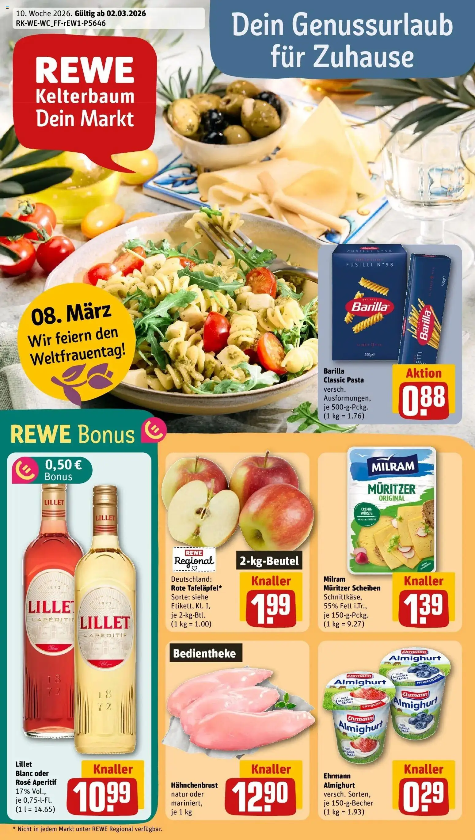 Vorschau von dem Prospekt des Geschäftes Rewe, gültig ab dem 02.03.2026