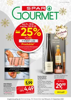 Vorschau der Angebote: SPAR Gourmet Flugblatt gültig ab 18.12.2025