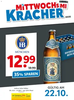 Vorschau von dem Prospekt des Geschäftes Getränkeland, gültig ab dem 22.10.2025