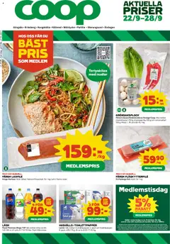 Förhandsgranska reklamblad Aktuella reklamblad Coop från butik Coop gäller från 22/09/2025