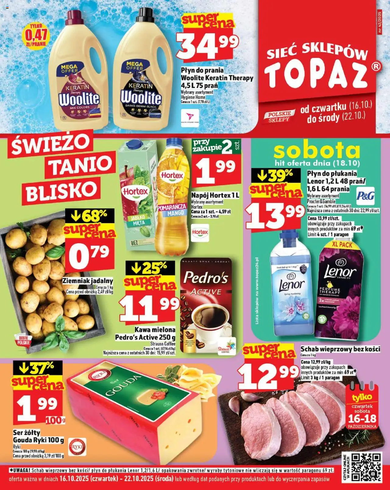 Topaz Gazetka od 16.10.2025 - Nowa Gazetka - Numer strony 1