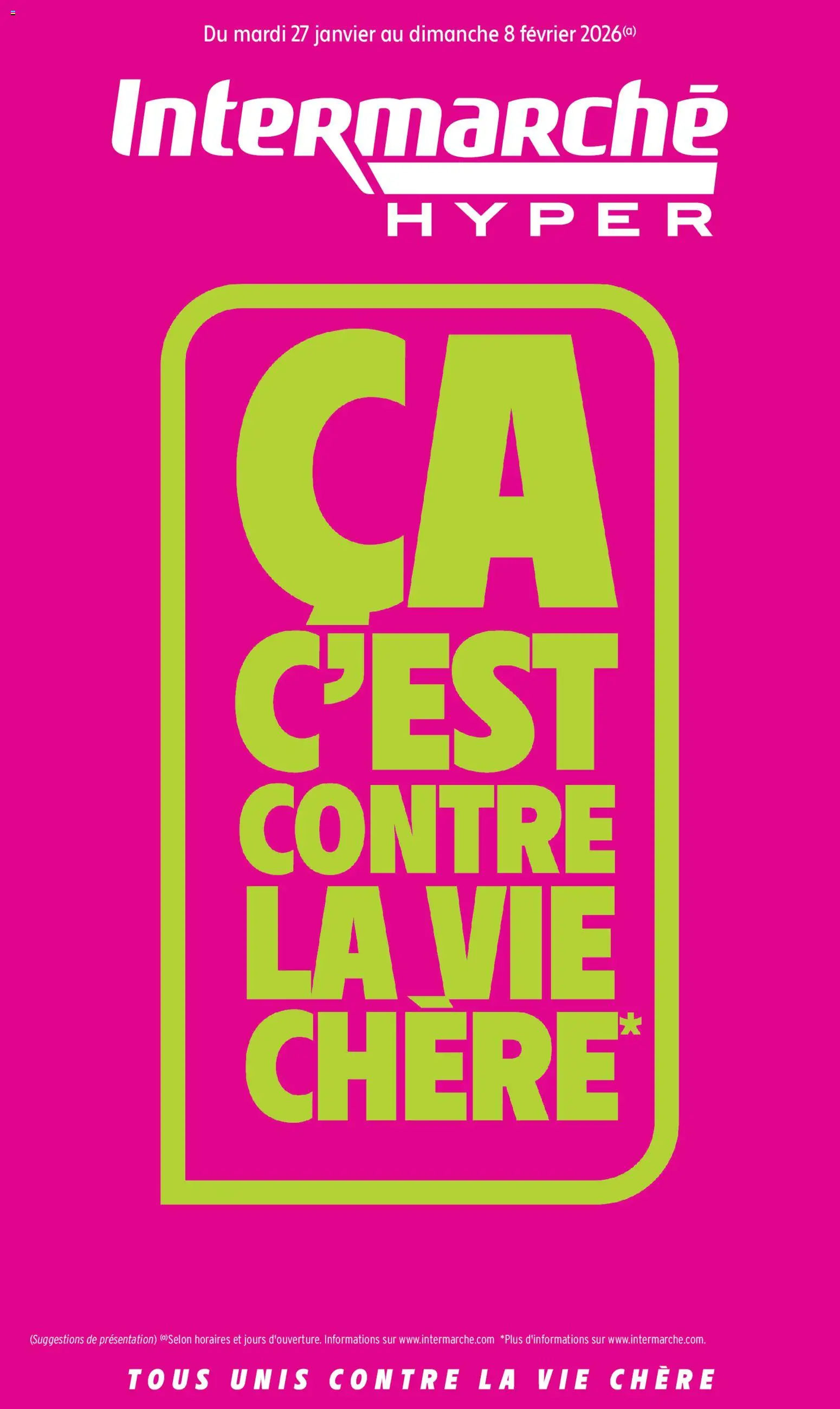 Prévisualisation de 34% en avantage carte sur une sélection de produits du magasin Intermarché formulaire valide 27/01/2026