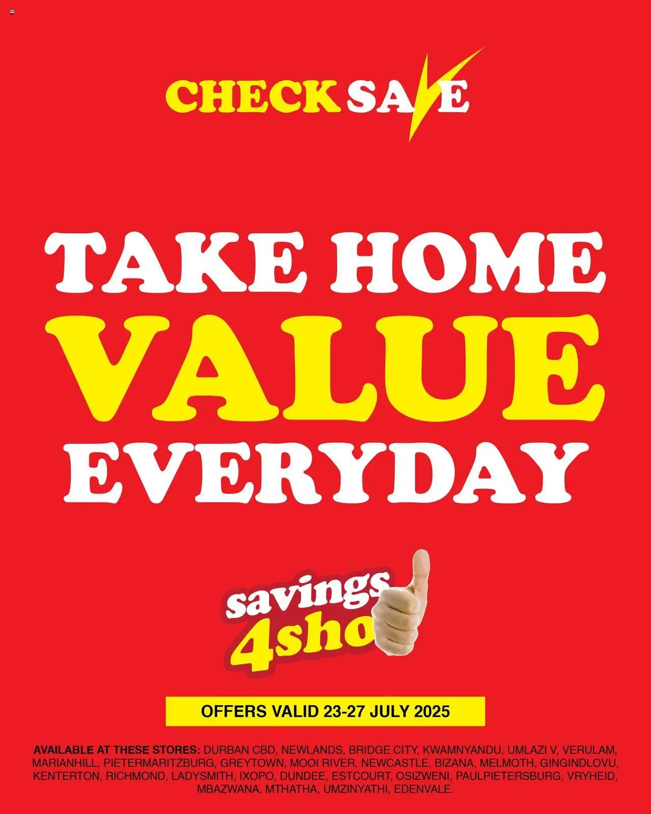 Check Save Weekly Deals from 23/07 - 27/07/2025 > Promotions