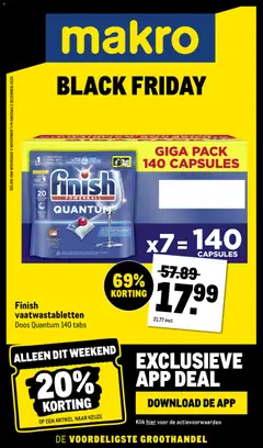 Voorbeeld van Black Friday van winkel Makro geldig vanaf 05-11-2025