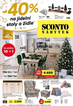 Náhled nabídky: Sconto nábytek Leták platný od 05.11.2025