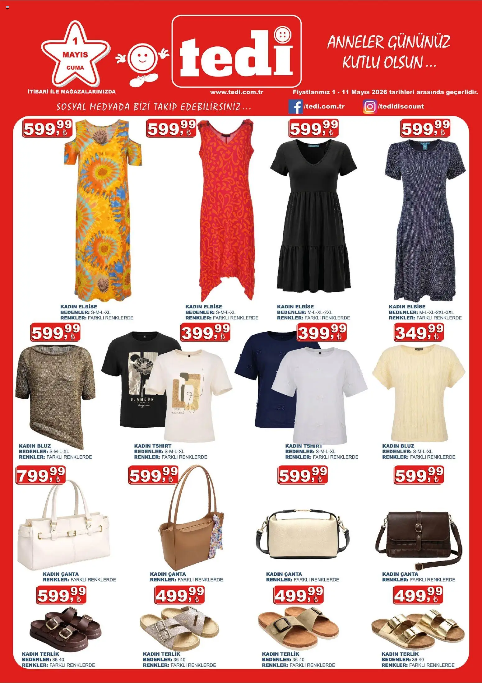 Tedi Tedi Katalog 01.05.2026 - Broşürünün önizlemesi