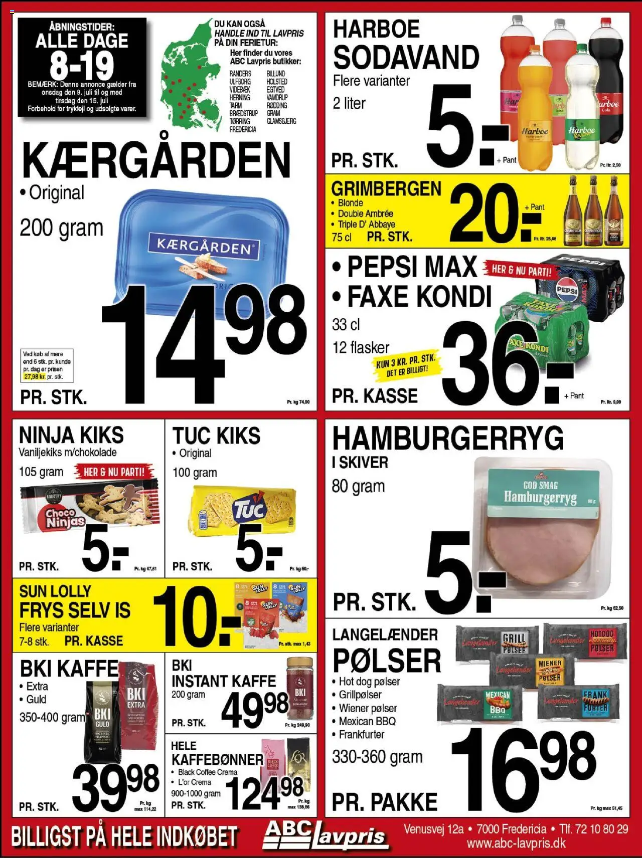 Abc Lavpris tilbudsavis gyldig fra 09/07/2025 - side 1