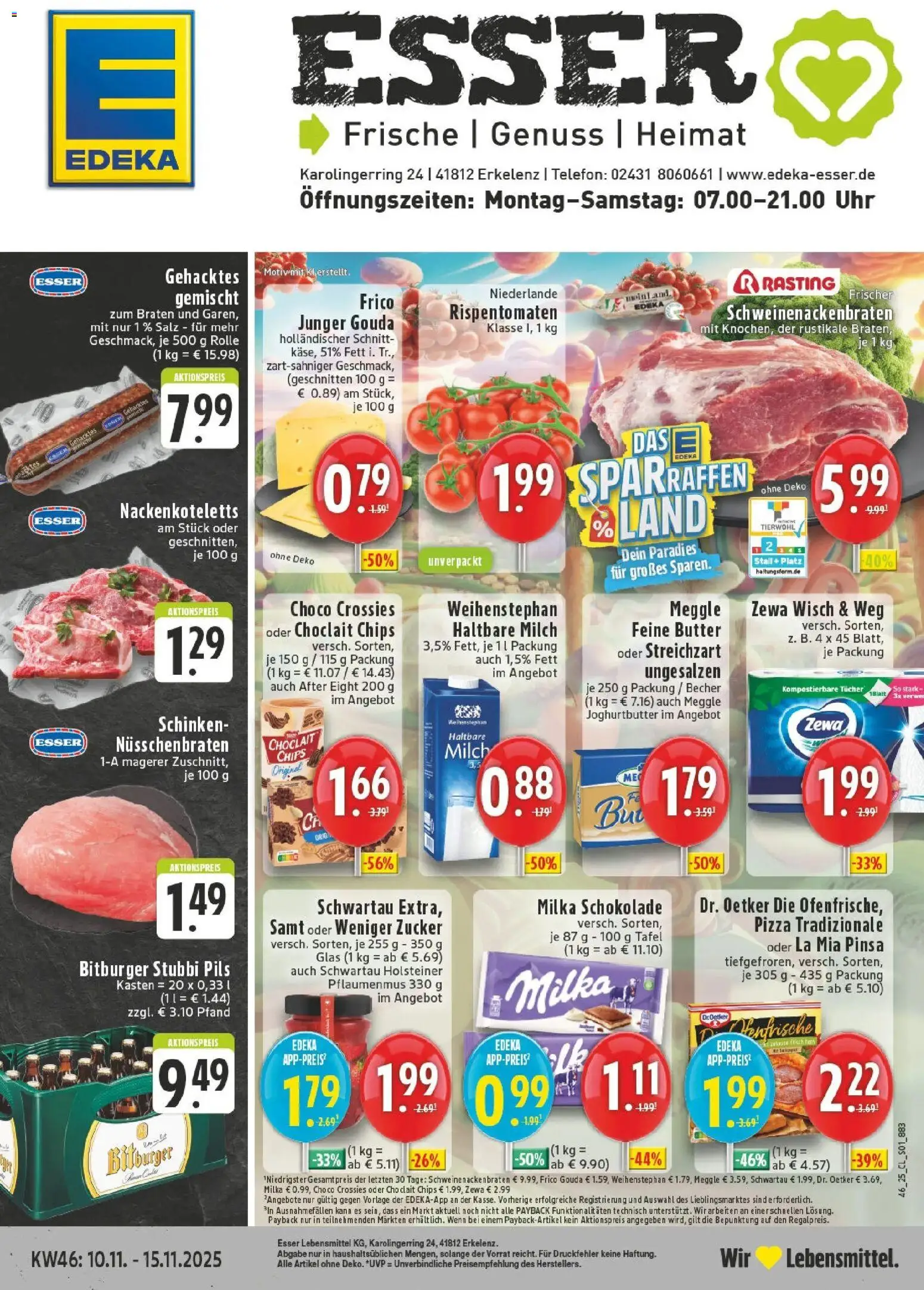 Vorschau von dem Prospekt des Geschäftes Edeka, gültig ab dem 09.11.2025