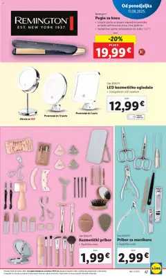 Pregled letka Katalog trgovine Lidl vrijedi od 11.08.2025 | Stranica: 47