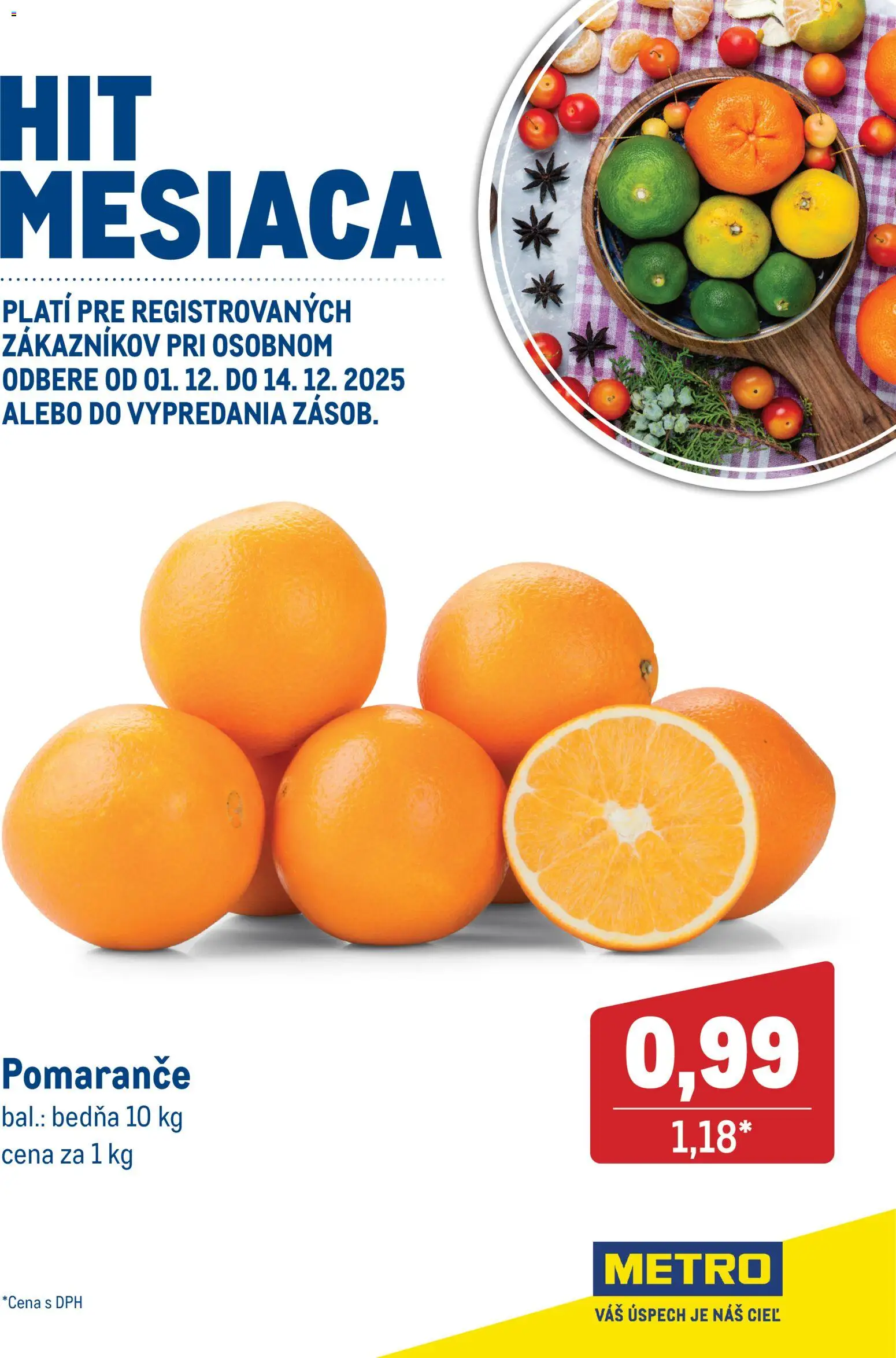 Náhľad Metro letáku platného od 01.12.2025