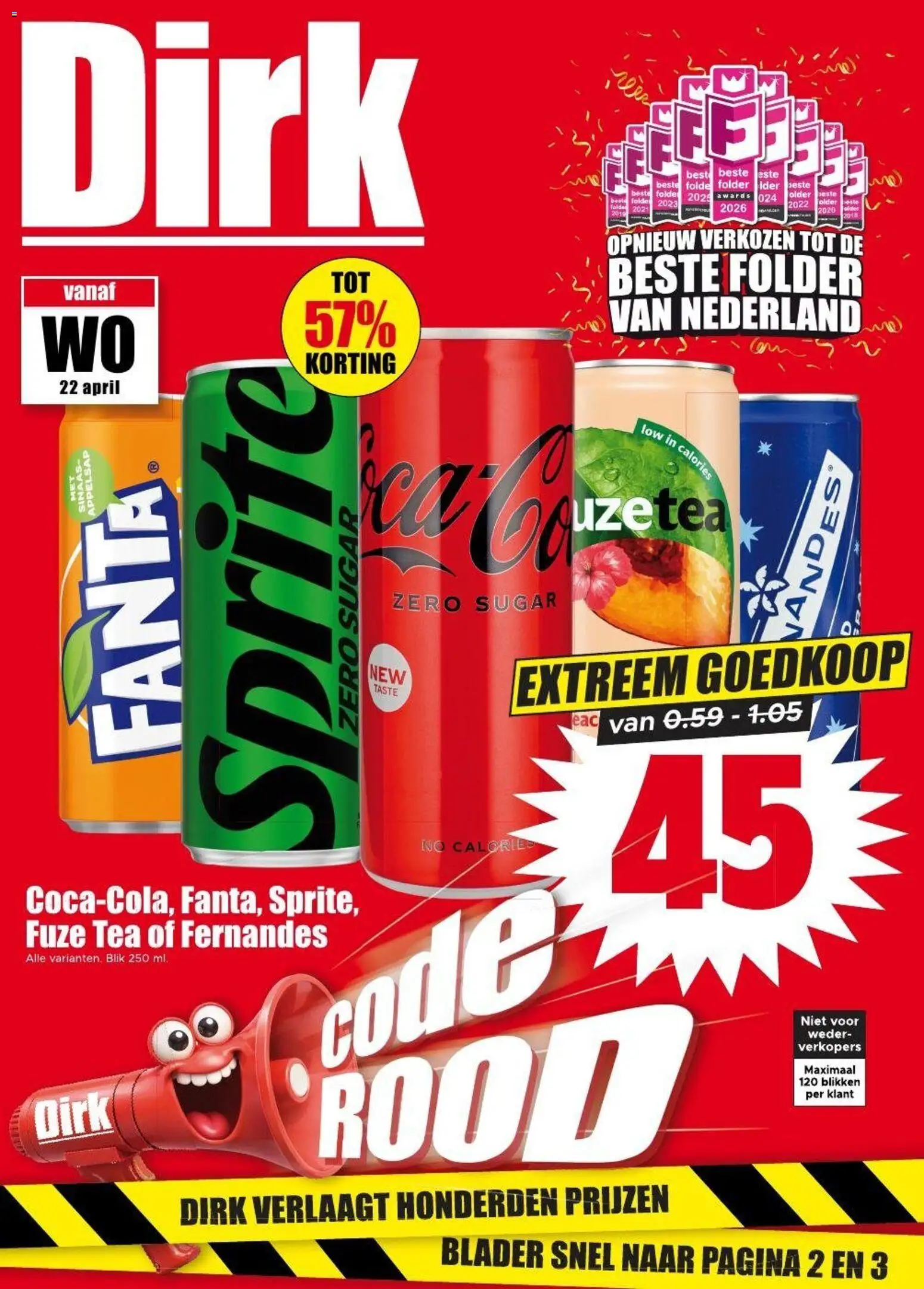 Voorbeeld van Dirk folder week 17 van winkel Dirk geldig vanaf 22-04-2026