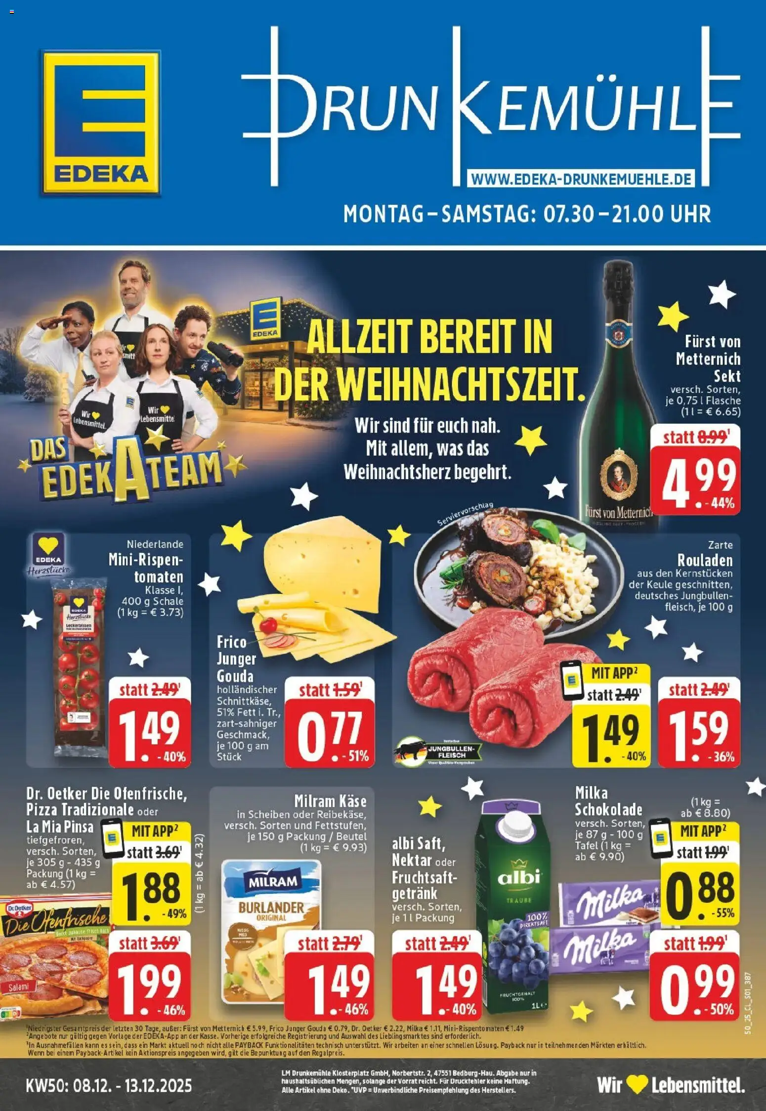 Vorschau von dem Prospekt des Geschäftes Edeka, gültig ab dem 07.12.2025