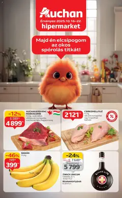 Auchan - Akciós újság Auchan megtekintése, amely érvényes 2025.10.16.-től