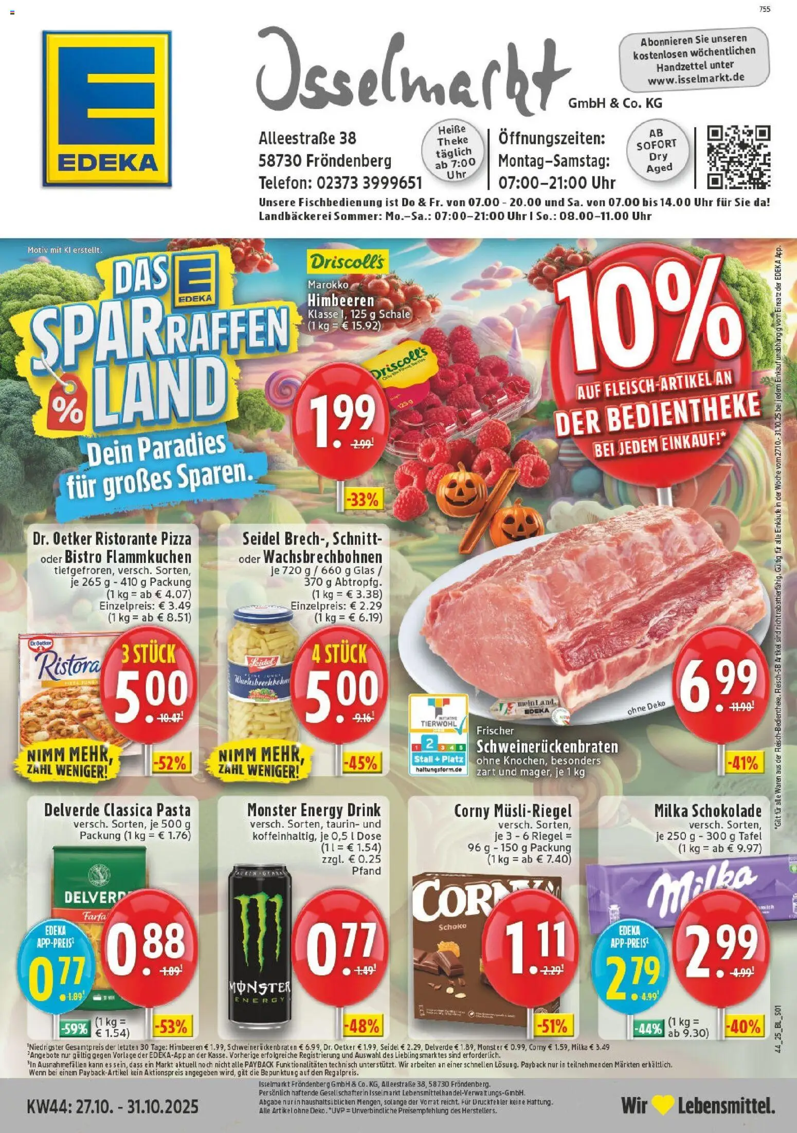 Vorschau von dem Prospekt des Geschäftes Edeka, gültig ab dem 26.10.2025