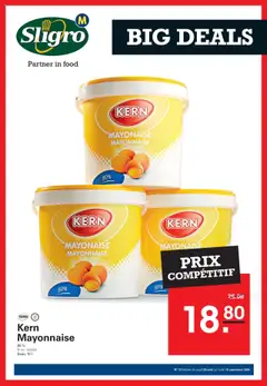 Prévisualisation de Publicité du magasin Sligro formulaire valide 28/08/2025