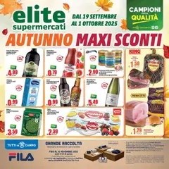 Anteprima dell'opuscolo Attuale volantino dal negozio Elite Supermercati valido da 19/09/2025