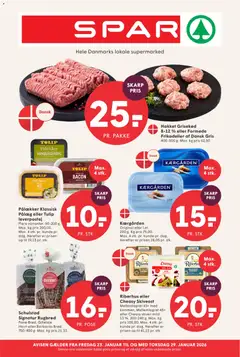 Eksempel på tilbudsavis Tilbudsavis fra butik Spar gyldig fra 23/01/2026