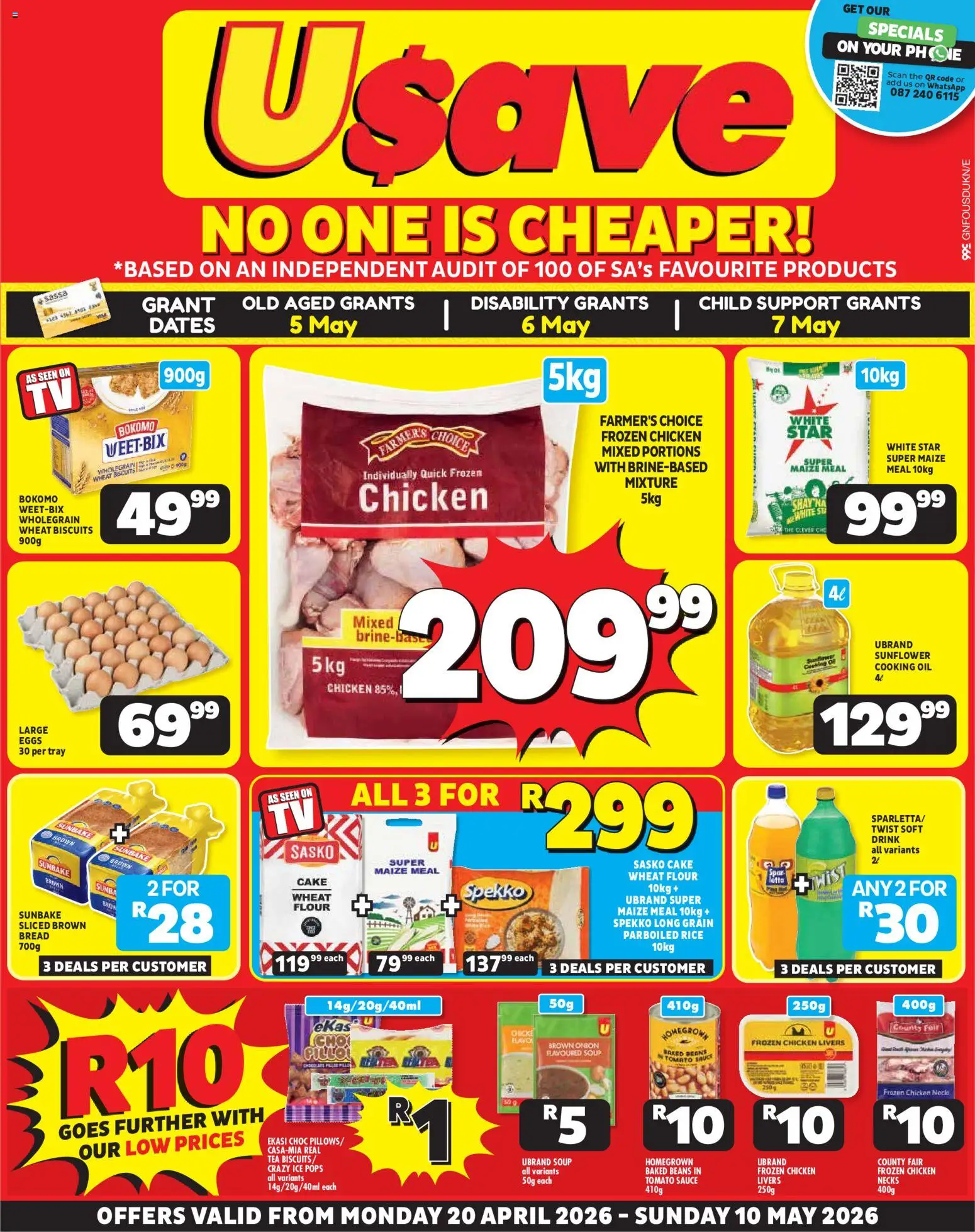 Preview of Usave flyer valid from 20/04/2026