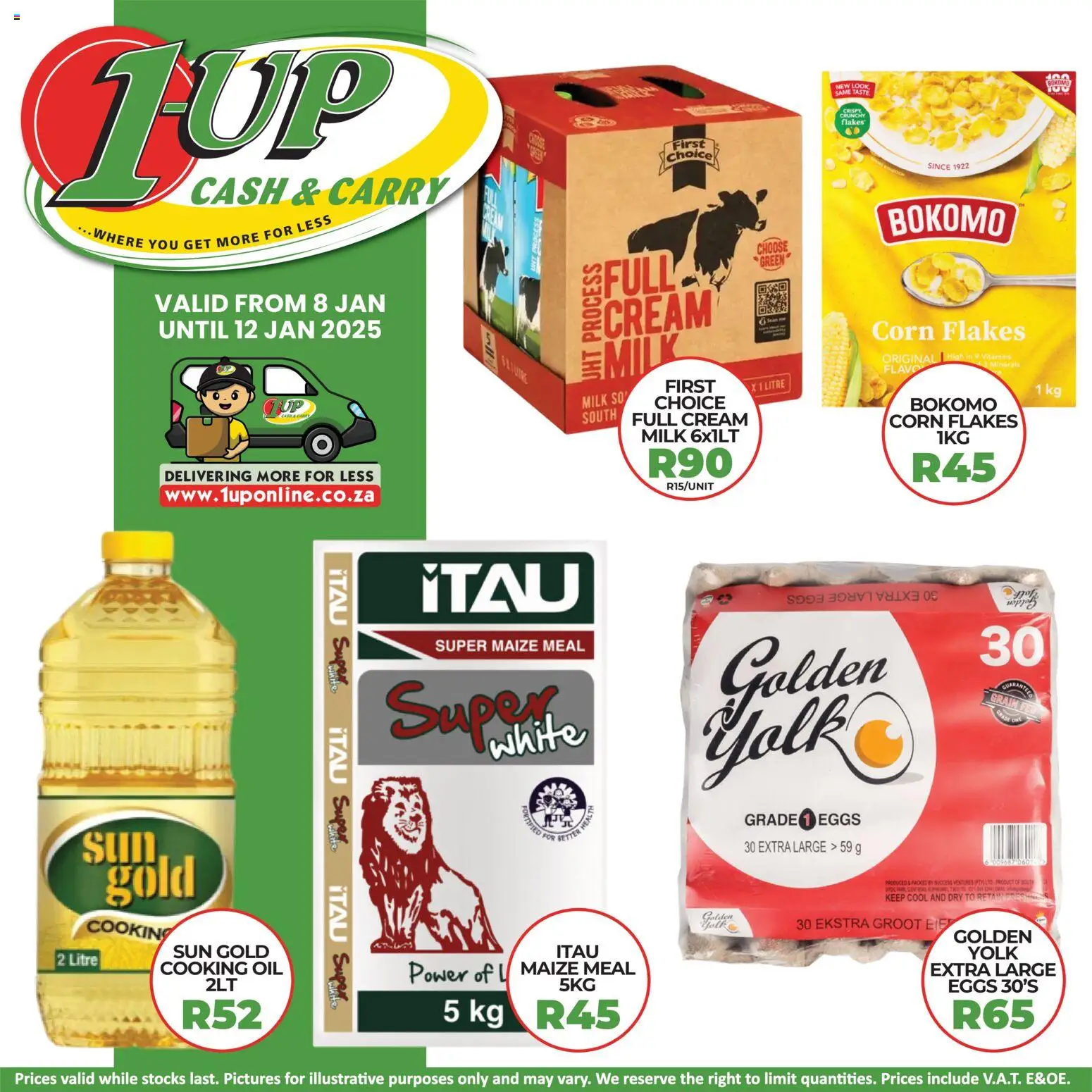 Preview of 1UP Cash & Carry flyer valid from 08/01/2026