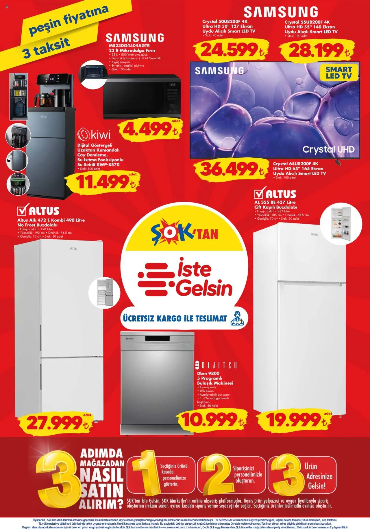 Şok Market katalog 08 Ekim 2025 - Aktüel ürünler - Sayfa numarası 1