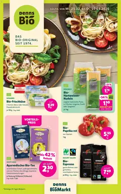 Vorschau der Angebote: Denns BioMarkt Angebote gültig ab 25.02.2026