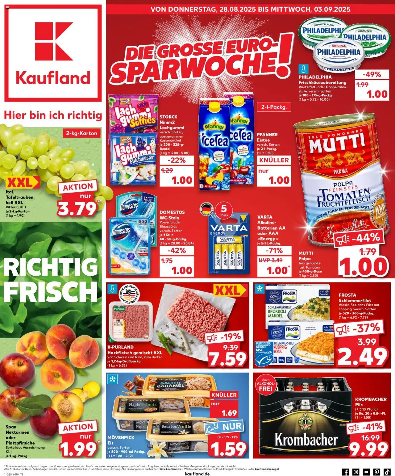 Kaufland DE shop DE Folder Bremen geldig vanaf 28-08-2025 - Paginanummer 1