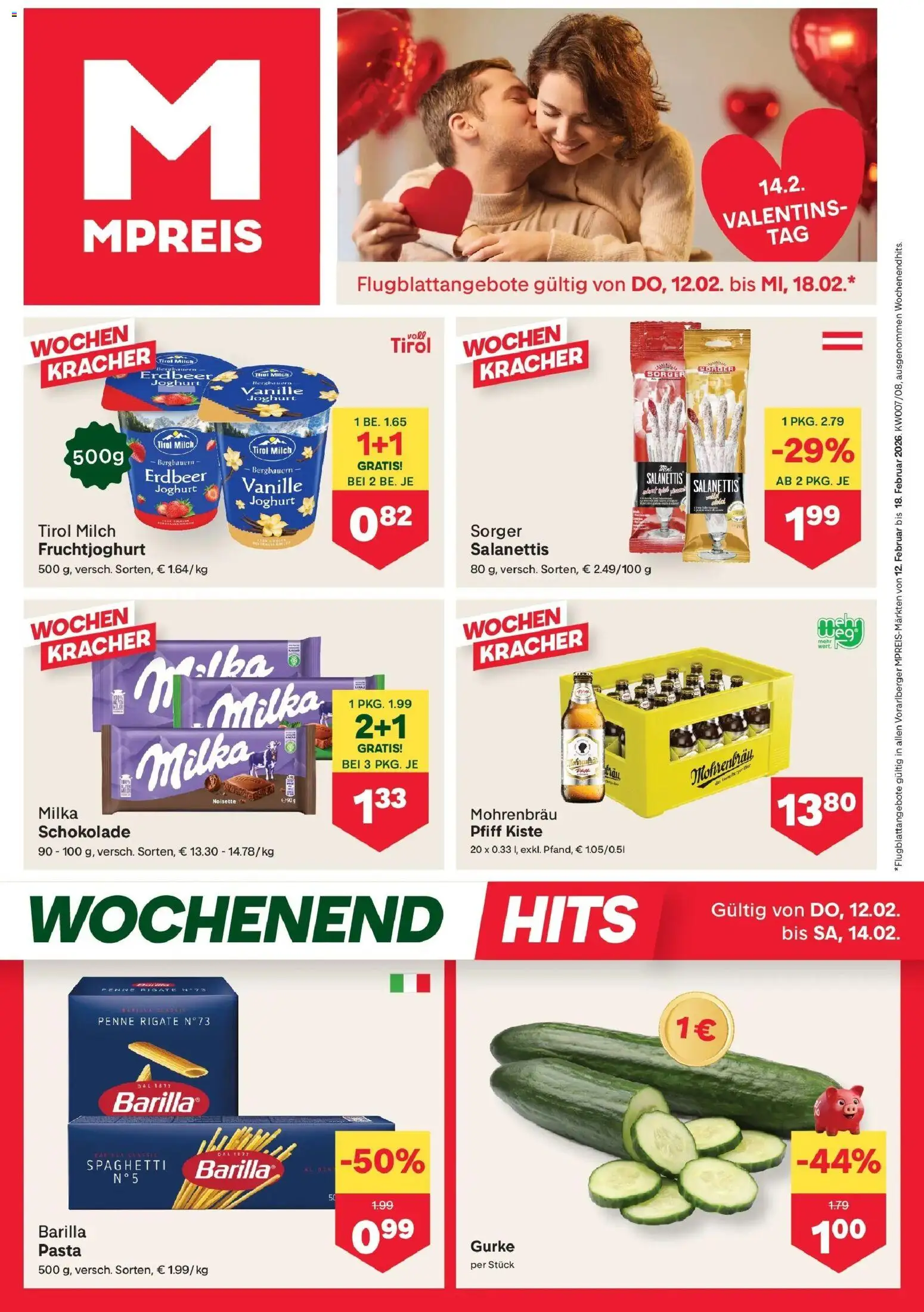 Vorschau der Angebote: MPREIS St.Gallenkirch gültig ab 11.02.2026