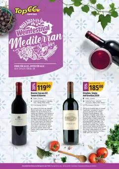 Vorschau des Merkblatts Aktionen Weinfestival Mediterran vom Shop TopCC gültig von 01.09.2025 bis 20.09.2025