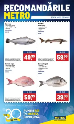 Previzualizarea de cataloage: Metro Metro Catalog valabil de la 16.03.2026