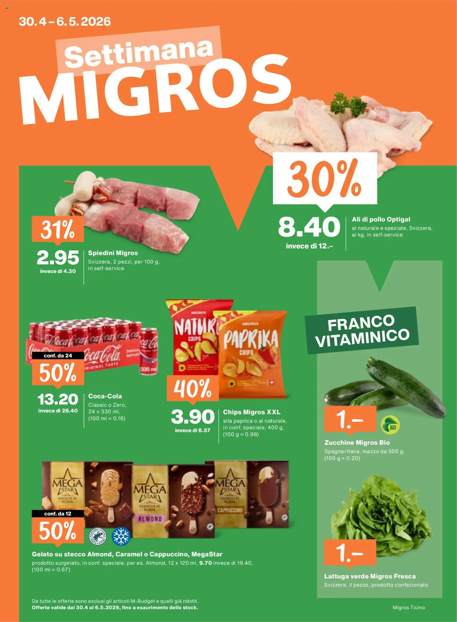 Vorschau des Merkblatts Migros aktionen IT vom Shop Migros gültig von 30.04.2026 bis 06.05.2026
