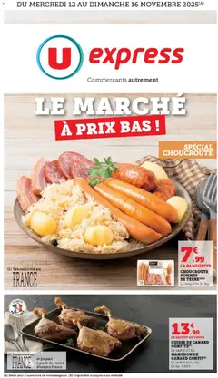 Prévisualisation de Catalogue du magasin U Express formulaire valide 12/11/2025