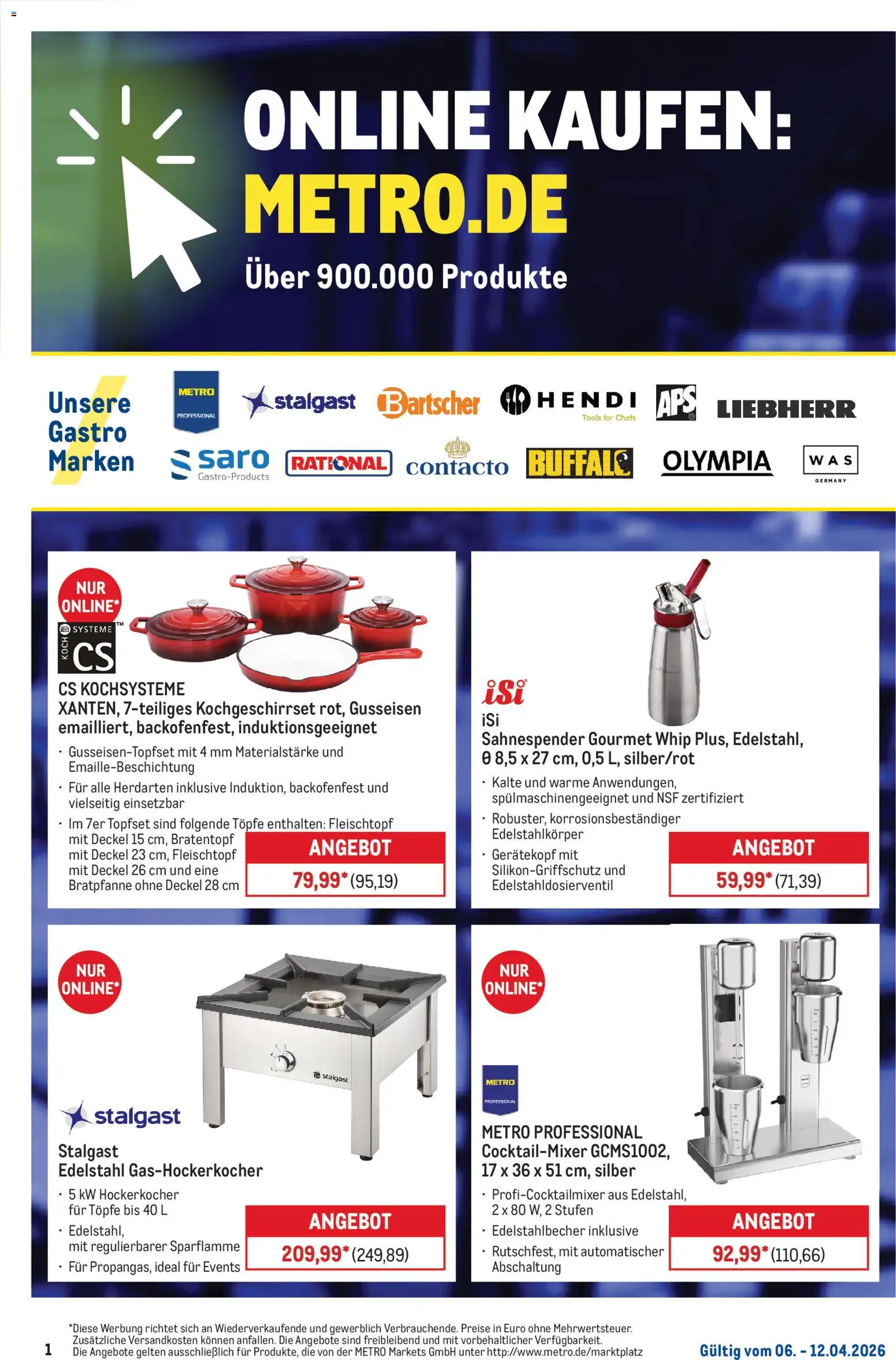 Vorschau von dem Prospekt des Geschäftes Metro, gültig ab dem 06.04.2026