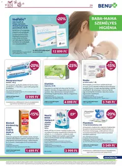 BENU Gyógyszertárak - Akciós újság BENU Gyógyszertárak megtekintése, amely érvényes 2025.12.01.-től | Oldal: 29