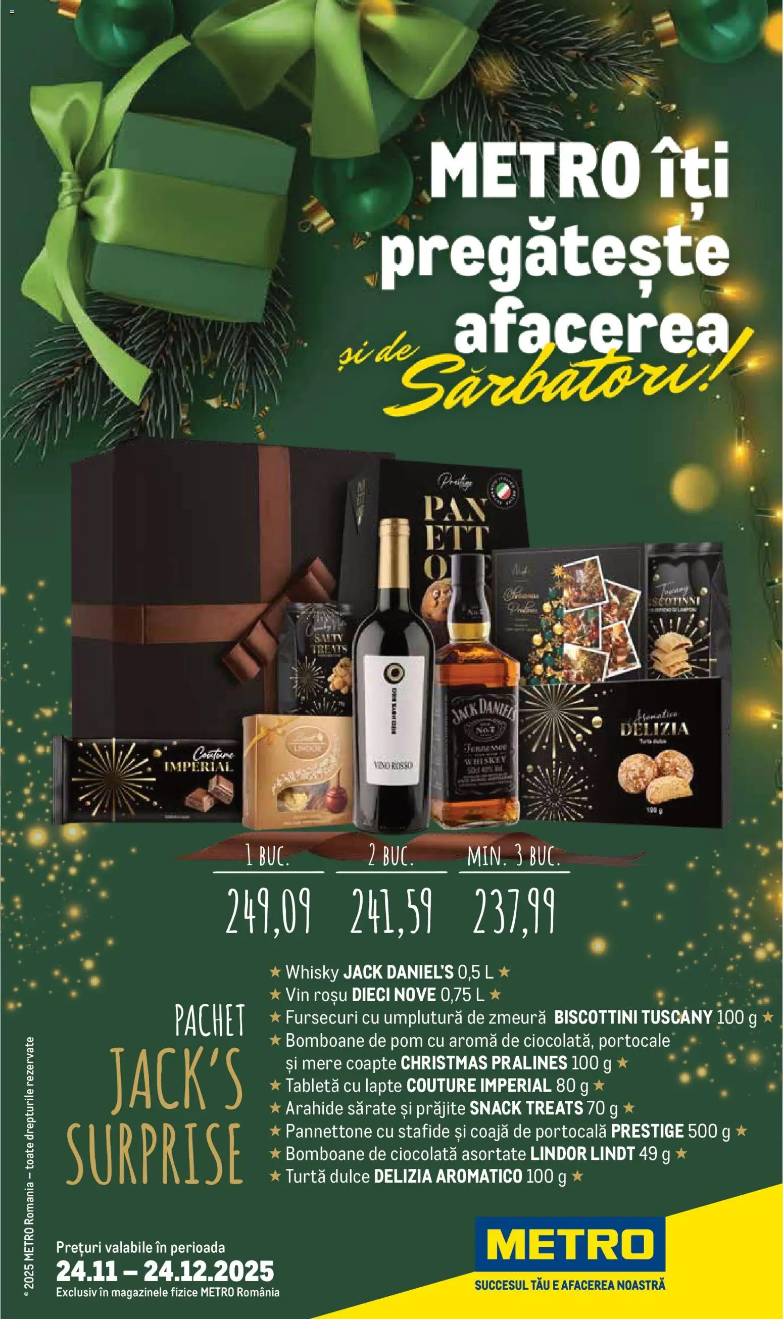Previzualizarea de cataloage: Metro Catalog - Coșuri cadou pentru Crăciun valabil de la 24.11.2025