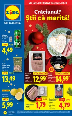 Previzualizarea de cataloage: Lidl Catalog nou valabil de la 22.12.2025