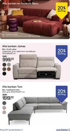 Voorbeeld van Folder van winkel Leen Bakker geldig vanaf 27-10-2025 | Pagina: 7