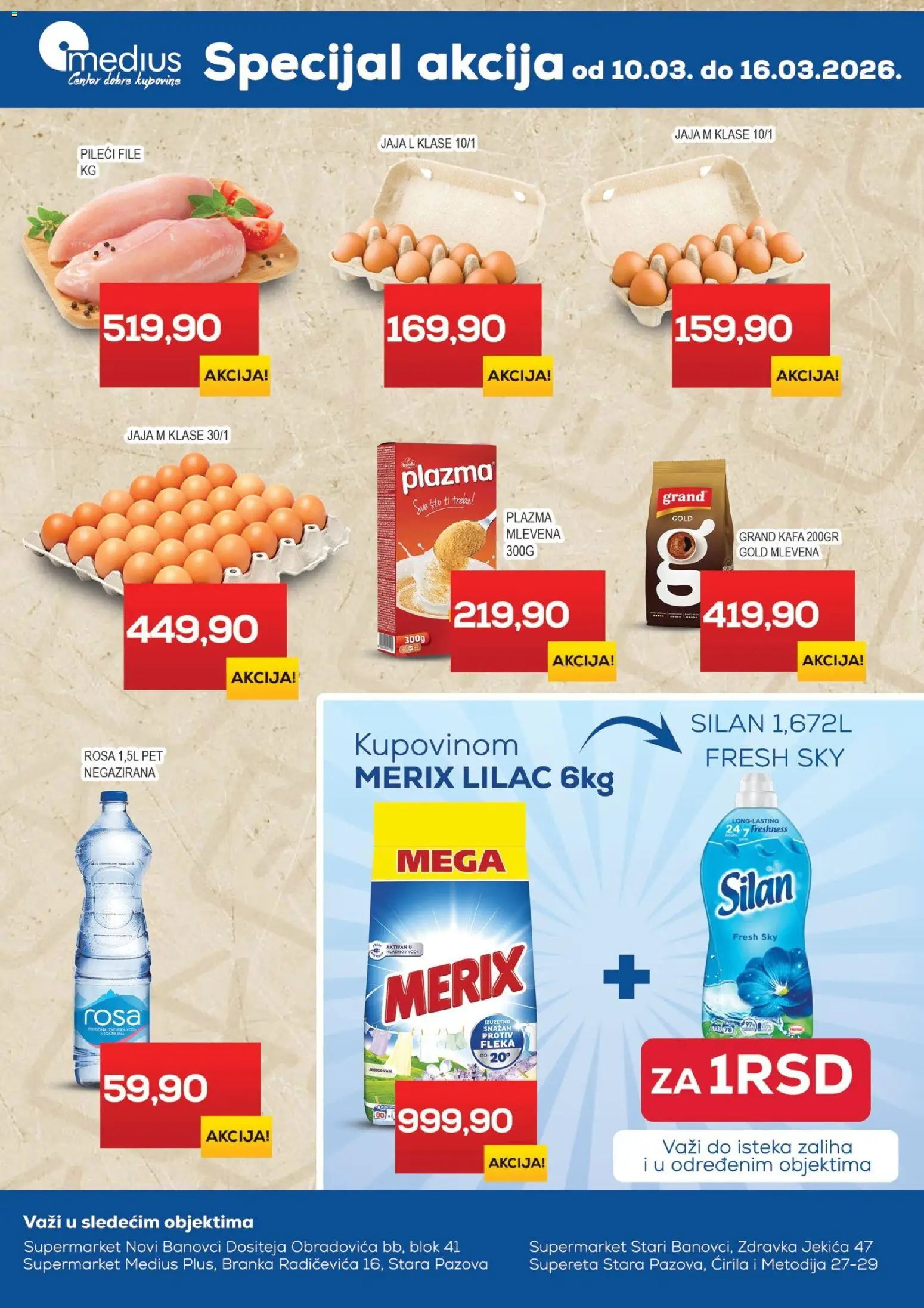 Pregled Medius kataloga - važi od 10.03.2026