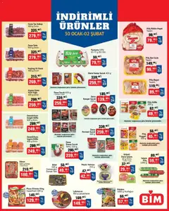 BİM İndirimli Ürünler 30.01.2026 - Broşürünün önizlemesi