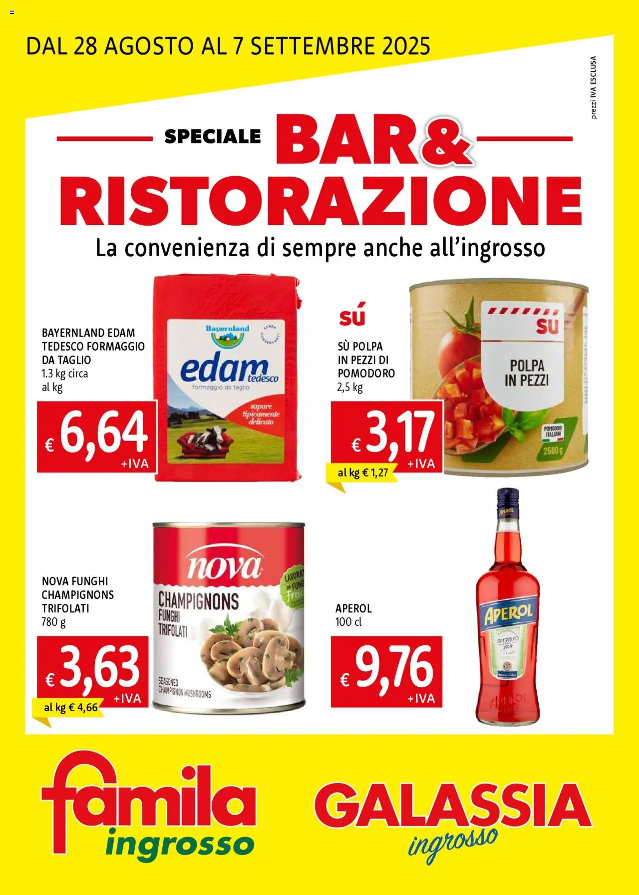 Volantino Famila valido da 28/08/2025 numero di pagina 1