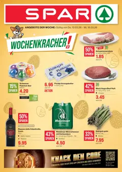 Vorschau des Merkblatts SPAR aktionen vom Shop SPAR gültig von 12.03.2026 bis 18.03.2026